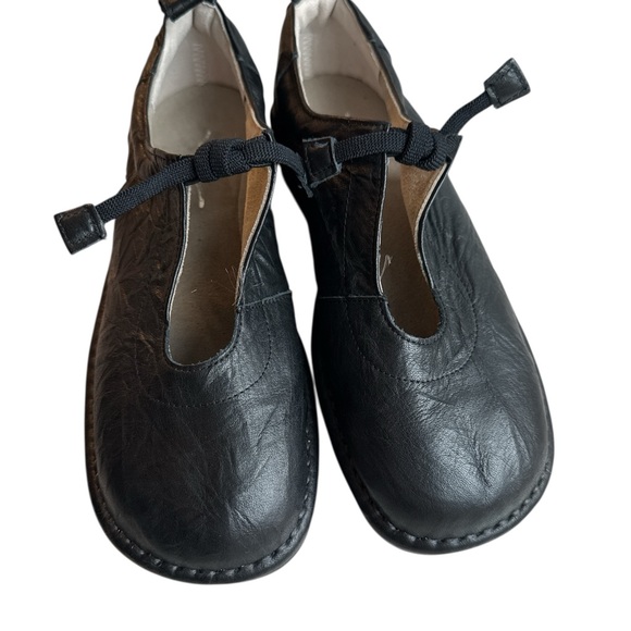 Jin Shoes - Jin Black Leather Flats Made In Japan Super Soft Wrinkled leather New JP22.5